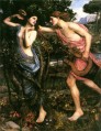 Apolo y dafne FR Mujer griega John William Waterhouse